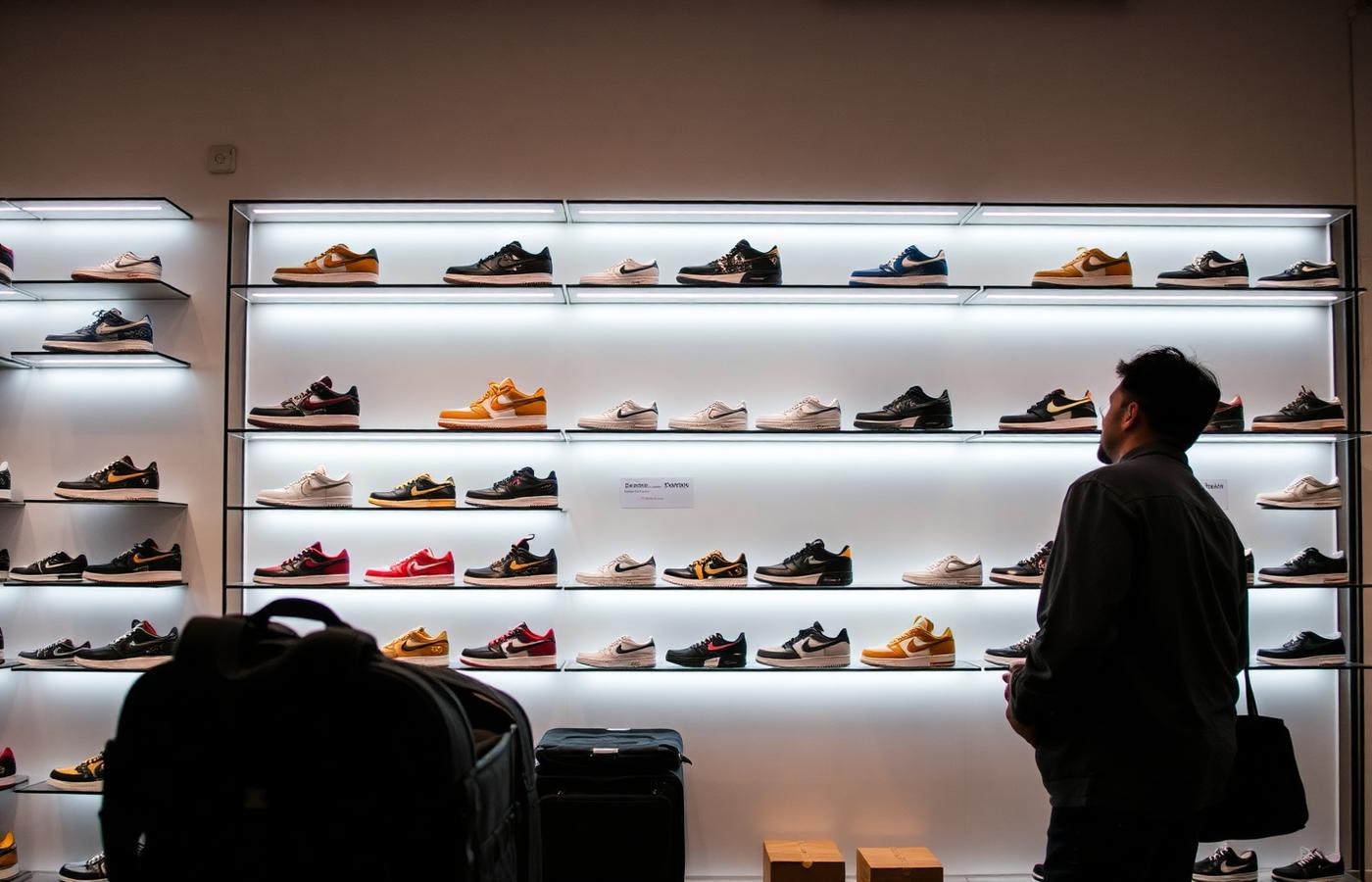 Name-brand sneakers included in the 300 pair wholesale package